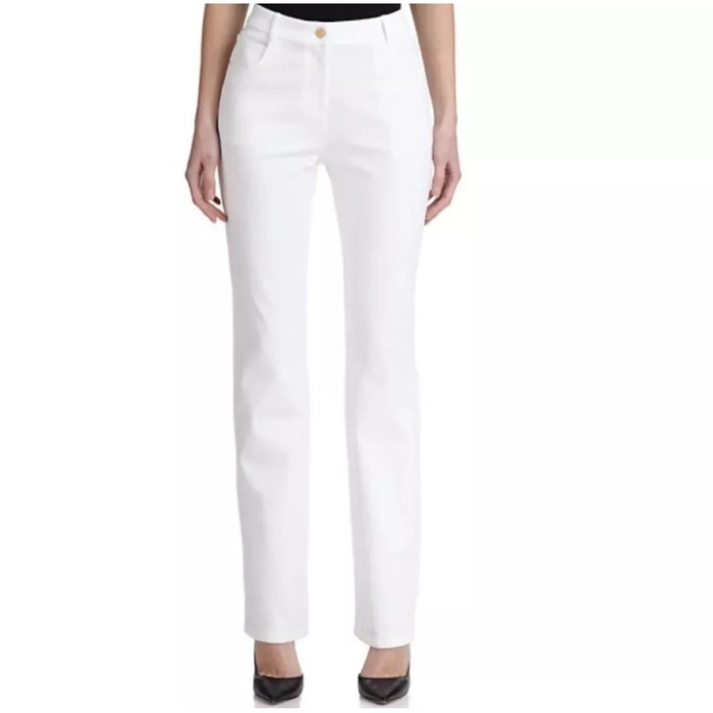 Marie Straight White Pants